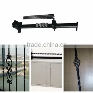 Used Manual Wrought Iron Steel Basket Twisting Machine Manual Metal Crafts Tools thumbnail-2