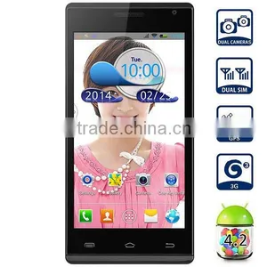 79$ Cheapest 4.5inch IPS Screen Android 4.2 OS Dual Core 3G+GPS Smartphone A4500 thumbnail-1