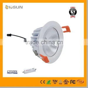 15w IP44 1800Lumen AC85-265V 5 Years Warranty COB LED Slim Downlight thumbnail-5