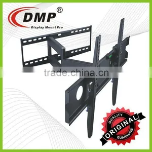 PLB146XL Articulating Single Swing Arm Curve LED TV Wall Brackets thumbnail-1