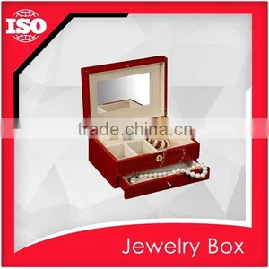 High-end Wooden Craft Packing Box With Mirror thumbnail-6
