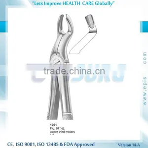 Extraction Forceps, Upper Third Molars Left, Fig 67 1/2L, Periodontal Oral Surgery thumbnail-1