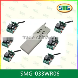 SMG-801 315/433mhz 6 in 1 Remote Control/1 Controller Pair 6 Pcs Remote Transmitter thumbnail-6