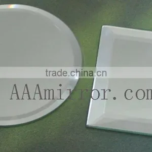 Float Silver Mirror Sheet, Beveled Silver Mirror Bath Mirror thumbnail-1