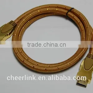 Capable Beyond 1080p to 2160p Gold Plated Connectors Hdmi Cable V1.4 2.0v thumbnail-2