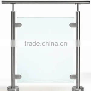 Stainless Steel Handrail Balustrade Post Glass Deck Railing Systems thumbnail-4