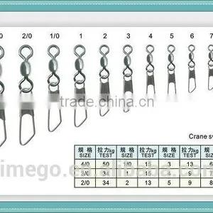 Chinese Fishing Tachke OEM Factory Fishing Swivel thumbnail-1