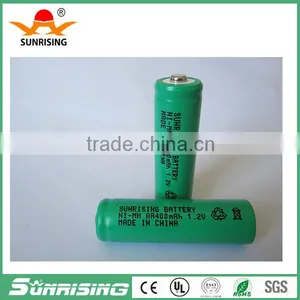 1.2v NI-MH AA400mAh Rechargeable Battery Pointed Cap thumbnail-1