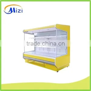 Transparent Glass Door Freezer Showcase Display Ice Cream Cool Drink Fruits Vegetables Meats thumbnail-1
