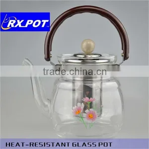 Fashionnablel Drinking Coffee Pot Different Size Coffee Drinking Glass Kettles 650ml/1200ml/2200ml thumbnail-3