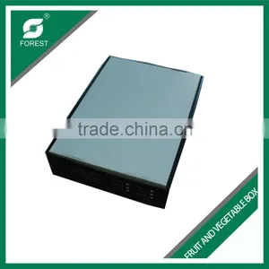 BLACK MATT CUSTOM CORRRUGATED FRUIT CARTONS RECYCLED MATERIAL PAPER PACKING BOXES FOR SALE thumbnail-4