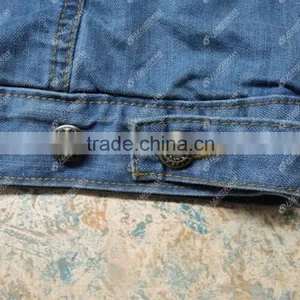 Denim Jacket With Fleece Fabric Sleeves and Inside 100% Original DuPont Kevlar thumbnail-4