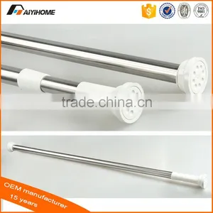 Strong OEM Service Metal Extendable Bathroom Shower Curtain Rod thumbnail-3