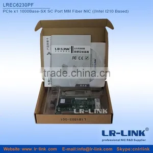 LR-LINK Brand LREC6230PF PCIe x1 1000BASE Desktop Fiber Ethernet Optical Network Adapter Card (Intel I210IS Based) thumbnail-4