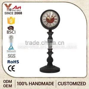 Export Quality Stylish Design Table Clock Mechanism Silent Murano Glass thumbnail-1