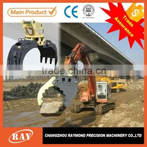 CE Approved Hydraulic Excavator Rotating Grapple ,excavator Grapple, Log Grapple for Excavator thumbnail-1