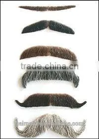 100% Human Hair Beards and Moustache thumbnail-1