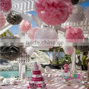 Wholesale Wedding Cake Decoration Wedding Table Decoration Pom Centerpiece thumbnail-1