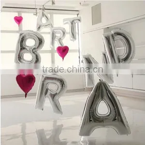 40 Inch Number Balloons Sliver Foil Helium Balloon for Party Decoration Globos thumbnail-1
