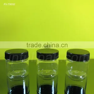 1oz/30ml Black Jar With Ribbed Lid thumbnail-2