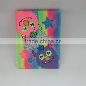Little Monster Embroidery Customized Plush Journal thumbnail-1