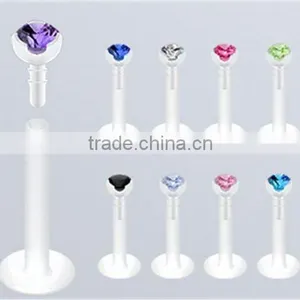Lip Piercing Labret Tragus Bioflex Body Jewelry Wholesale thumbnail-1