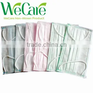 Disposable Non Woven Surgical 3-ply Blue Hygienic Sanitary Face Mask With Earloop 17.5*9.5cm thumbnail-1
