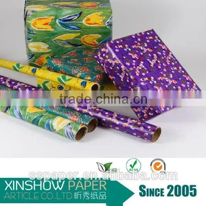 YIWU Beautiful Cheap Wrapping Paper Offset Roll Paper thumbnail-1