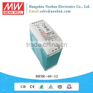 Meanwell MDR-60-12 12V 60W DIN Rail Power Supply Din Rail Plastic Enclosure thumbnail-6