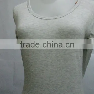 Long Sleeves Customized Thermal Keep Warm Plain Blank Tshirt thumbnail-4