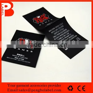 Eco-Friendly Custom Printed Clothing Polyester Satin Garment Printing Lable Quality Choice thumbnail-2