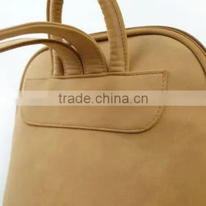 Uique Design Ladies Durable Khaki pu Leather Backpack With Chinese Style Pattern thumbnail-3