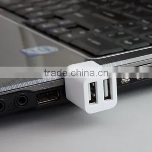 Cute USB Mini 2-Port USB 2.0 Hub Splitter thumbnail-6