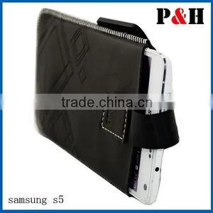 for Samsung Galaxy S5 Case Leather Case for Mobile Cell Phone Pouch for S5 thumbnail-3