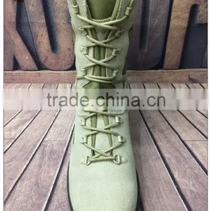Wholesale Leather Rubber Sole Fashion Military Combat Army Tactical Boots thumbnail-4