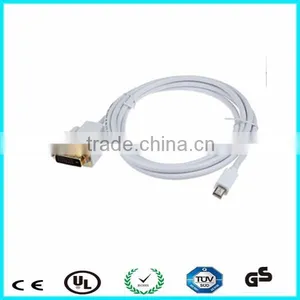 1.8m Active Mini Displayport to DVI Male Hot Plug Mini dp to Dvi Cable thumbnail-1