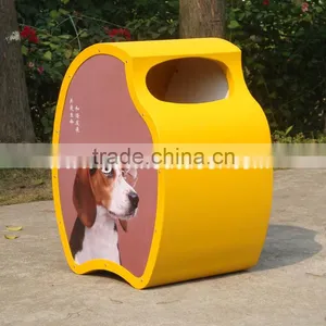 Metal Outdoor Litter Bin Advertising Waste Bin thumbnail-1