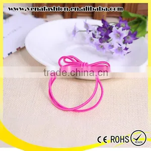 Double Layers Covered Hair Elastic Band, Types of Hair Bands thumbnail-4