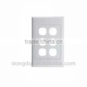 6 Port Australia Clipsal RJ45 Faceplate thumbnail-1