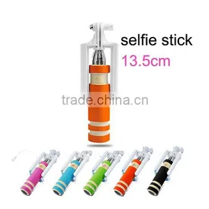 Monopod New Design 13.5 CM Length Wired Selfie Stick Mini thumbnail-1
