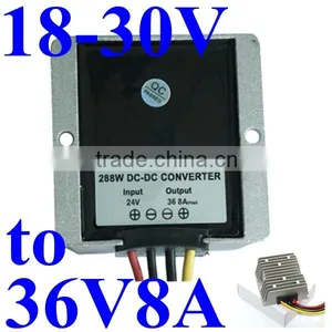 dc Voltage Regulator 18-30V 19V 24V Step up to 36V 5A 6A 7A 8A 288W Boost Converter Power Supply Module Waterproof for Bus LED thumbnail-1