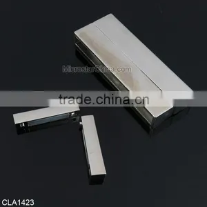 Fashion Jewelry Components Top Quality Zinc Alloy Material Leather Bracelet Clasp thumbnail-5