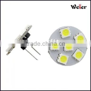 Led Tube Light Vertical Needle G4 LED Bulbs 12V 6 Leds 5050 SMD White and Warm White Spotlighting thumbnail-3