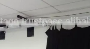Trade Show Use Motorized Wireless Electric Curtain Electric Rolling Curtain thumbnail-1