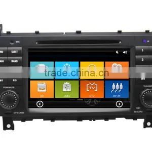 High Quality of 7inch Car Dvd Gps Player for Mercedes-Benz W203 2004-2007 With WINCE A8 System 3G WiFi OBDII DVR Function thumbnail-5