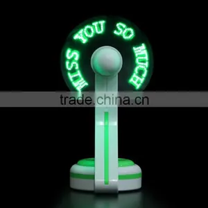 Smart Bluetooth LED Fan Programmable Message Pattern Soft PVC Fan Blade Retail Packing Android IOS APP thumbnail-4