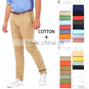High Quality 97 Cotton 3 Spandex Twill Pant Fabric thumbnail-1