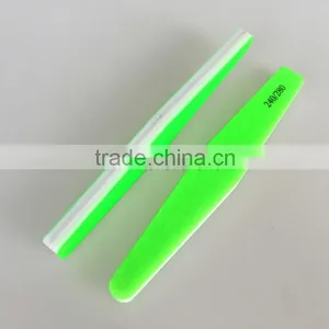 High Quality Custom Neon Green Sponge Nail Polish Buffer Double Sides Buffer Nail Shining File Buffer Factory thumbnail-3