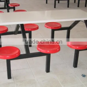 FRP Six-seater Dining Table & Chair, Fiberglass Chair, Fibreglass Table thumbnail-1