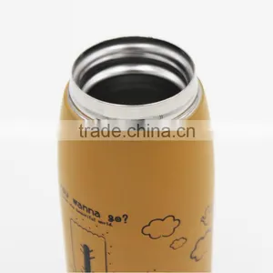 Wide Mouth Stainless Steel Thermos Water Bottle / Vacuum Bottle With Lid thumbnail-2
